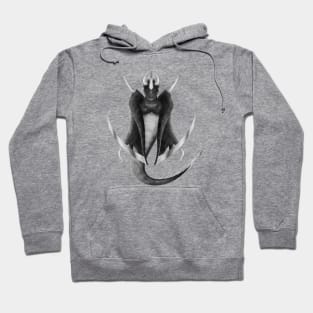 Kawaii Dark Lord Dragon - Without Background Hoodie